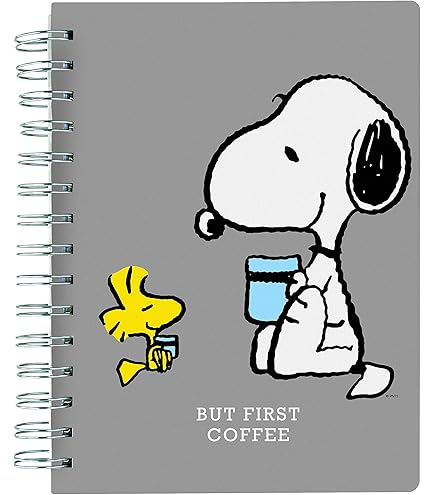 SNOOPY Love Quarter Notebook, 80 Sheets, Hardcover, 1 Design, Ideal For Children Of Different Ages Comfortable And Versatile, Quality And Resilience, 15.5 X 22 Cm, Light Blue, M, Casual, Lightblue