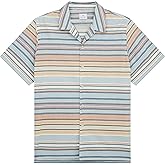 Paul Smith Mens Faded Stripe Short Sleeve Shirt
