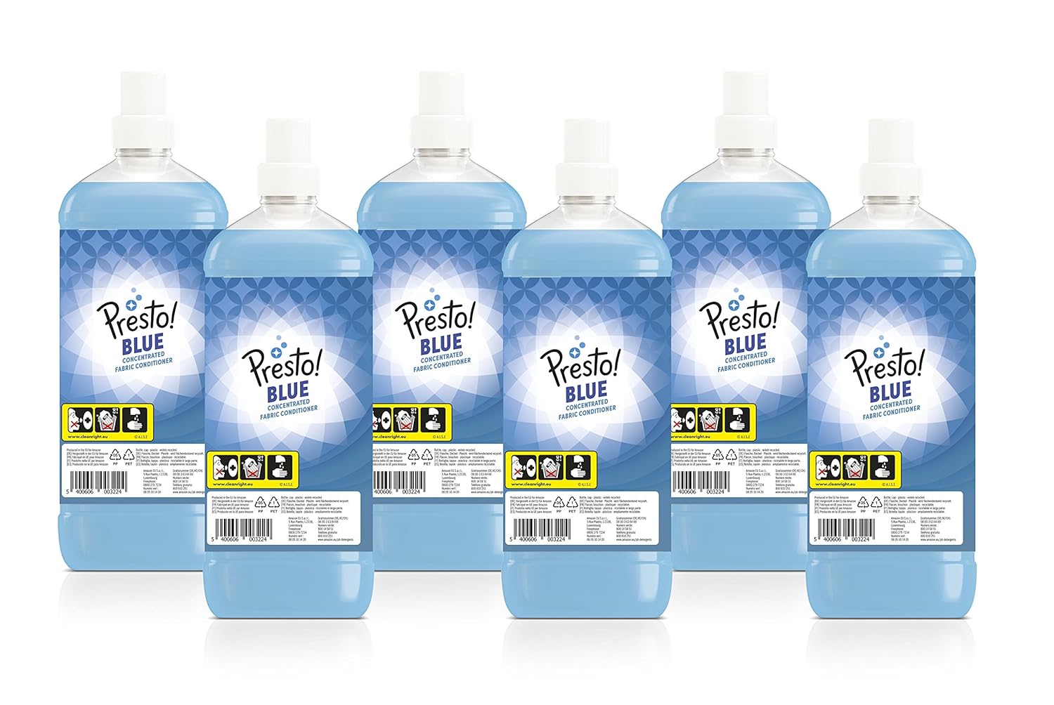 6 botellas de suavizante concentrado Amazon Presto! por 6,94€ (marcando aplicar cupón en compra recurrente)