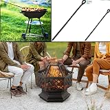 Unibos Heavy Duty Cast Iron Poker Fireside Coal Open Fire Wood Burner Stoves view 6