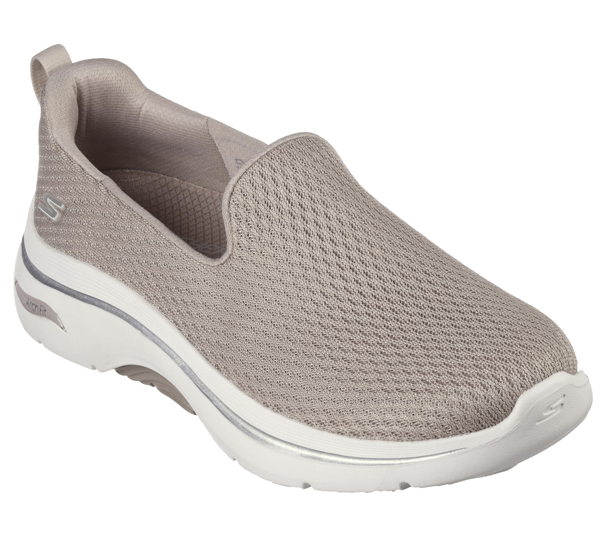 Skechers Women's Go Walk Arch Fit 2.0 Trainers, Taupe, 9 AU Image