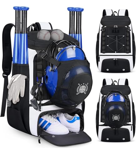 Sac à Dos Rawlings R400 Velo - Jeunes Joueurs Baseball/Softball - Noir - Porte-bats
