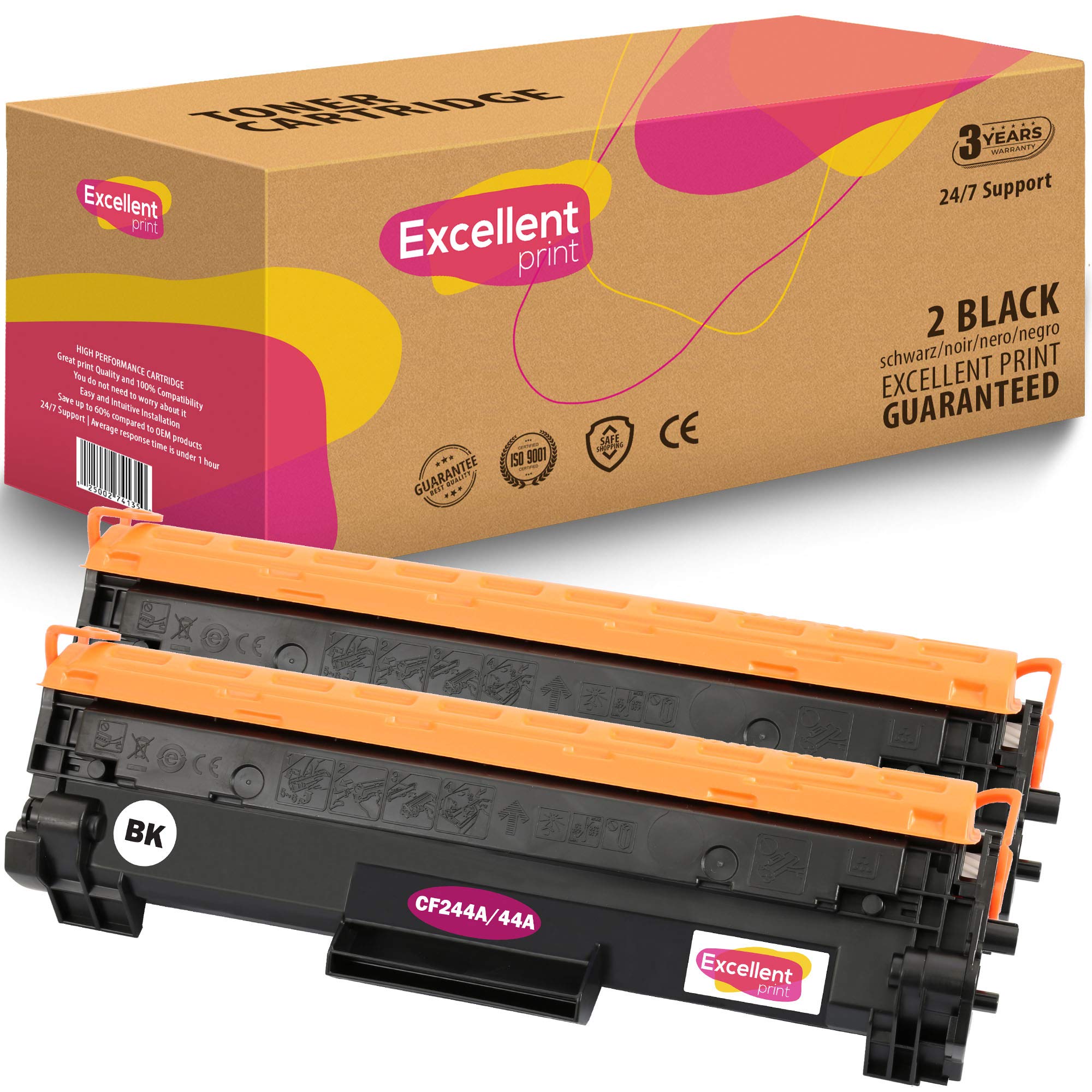 Excellent Print CF244A 44A Compatible Toner cartridge for HP LaserJet Pro MFP M15 M16 M28