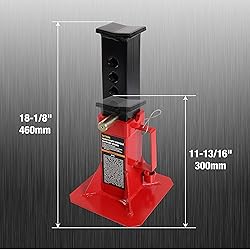 Torin ATZ120005B Heavy Duty Pin Style Adjustable