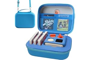 Roseliya Case Compatible with Yoto Mini Kids Bluetooth Audio Player, Travel Storage Holder for Children’s Speaker Plays Stories Music Podcast Radio Cards (Bag Only)- (Blue)