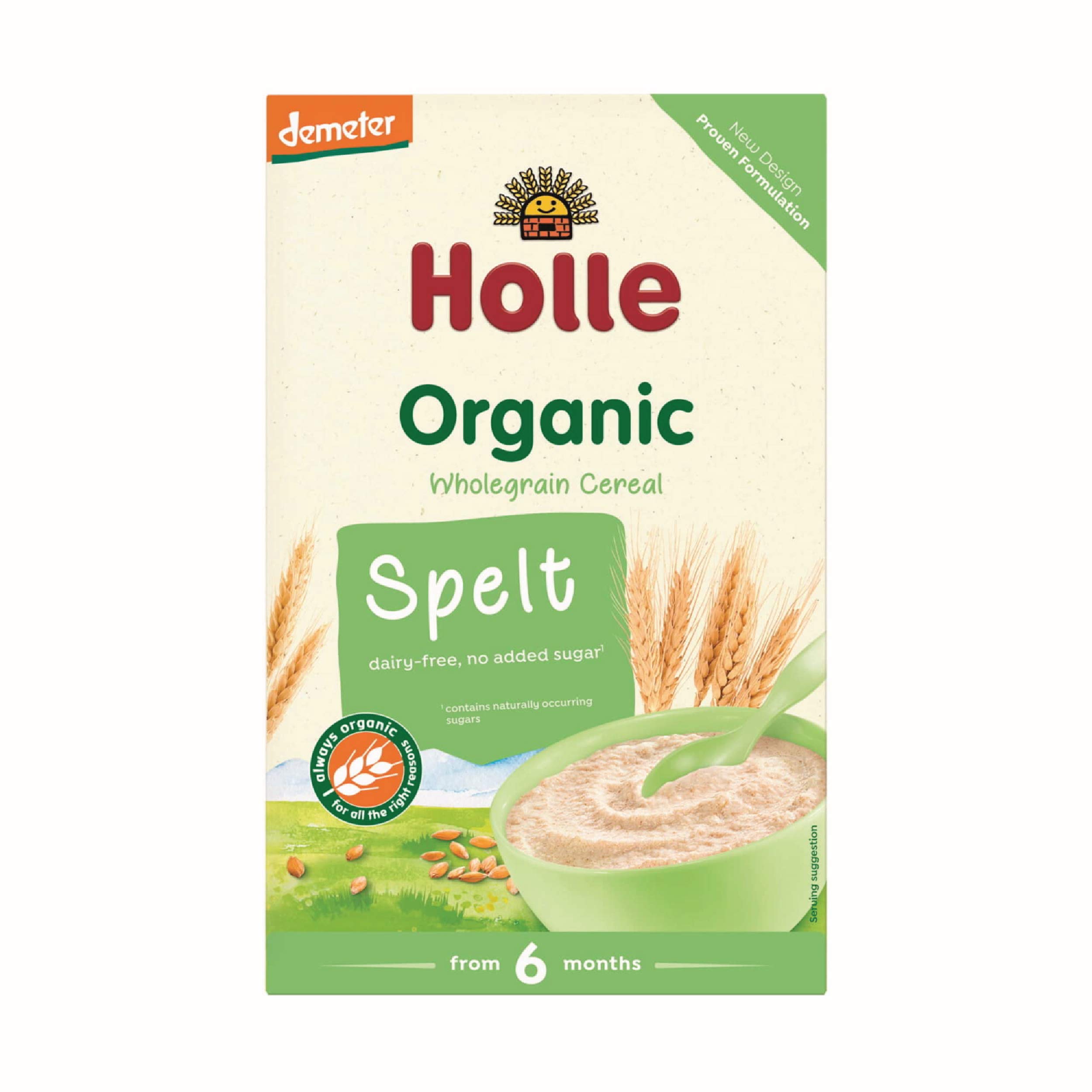 HOLLE Organic From 4 Months Spelt Porridge, 250g, Pack of 1