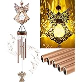 Supdeco Wind Chimes Outdoor Indoor Decor: Melodious Valentines Day Gifts for Her Wife Women Mom Grandma Birthday - Weatherproof Metal Outdoor Decor Easy Hanging for Garden Patio Tree Window Memorial