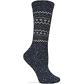 Wise Blend Retro Crew Heavyweight Socks, 1 Pair, Medium, Shoe Size W 6-9