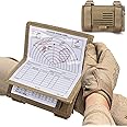 LIVANS Map Case Tactical Arm Sleeve QB Wristband Map Pouch Tactical Armband Sleeve Military Arm Wrist Pouch Document DOPE Card Holder for Shooting Rescue Field Measurement, Include Flag Patch