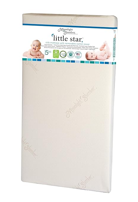 moonlight slumber dual sided baby crib mattress