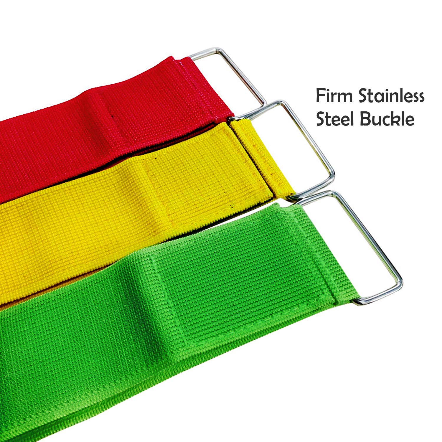 10 PCS 3 Legged Race Bands Three Legged Race Durable Firm Elastic Tie Rope Colorful 3 Leg Race Band for Kids Adult Outdoor Fun - view 5