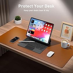 Aothia Leather Desk Pad Protector, Mouse