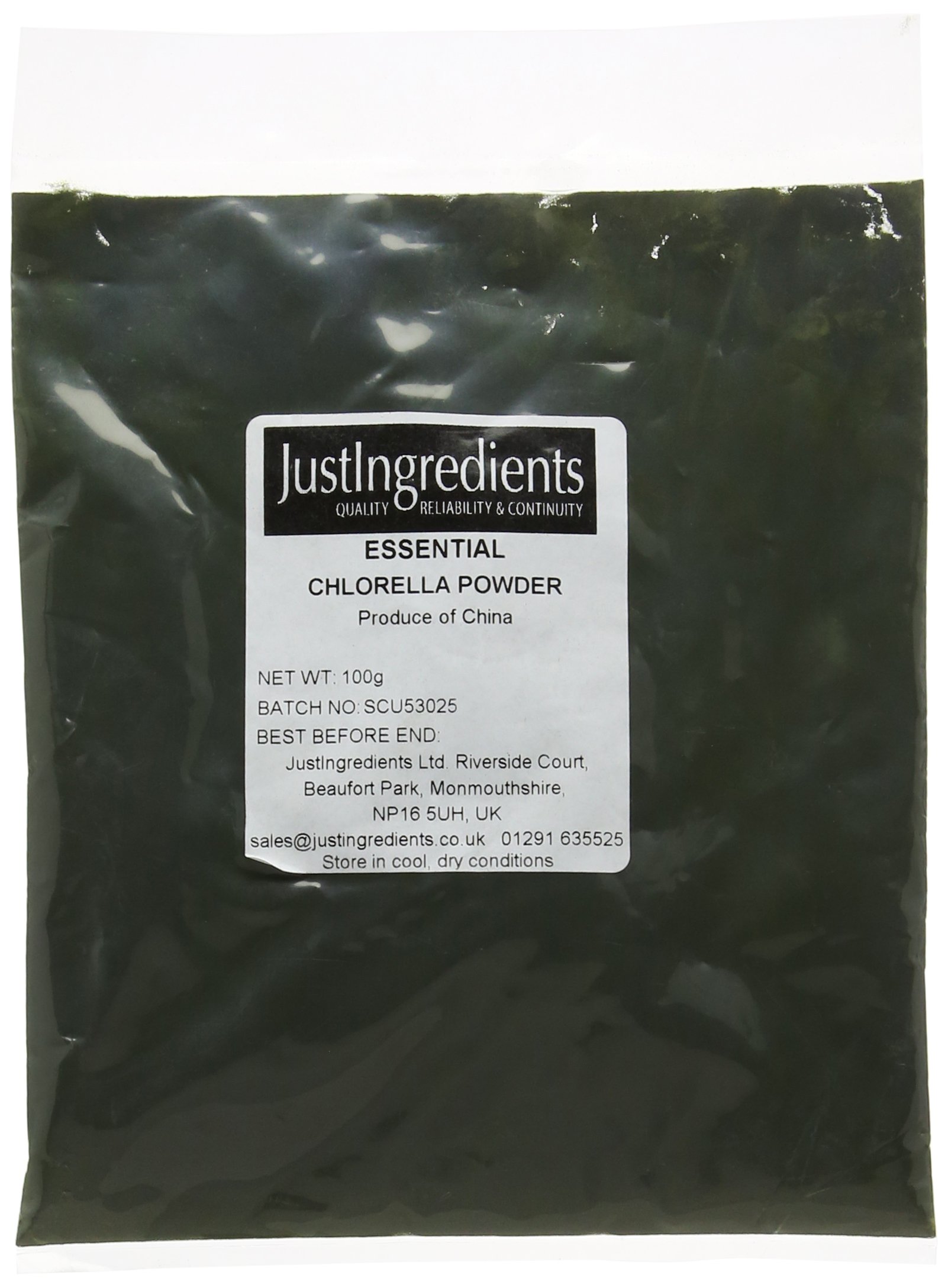 JustIngredients Essentials Chlorella Powder 100 g
