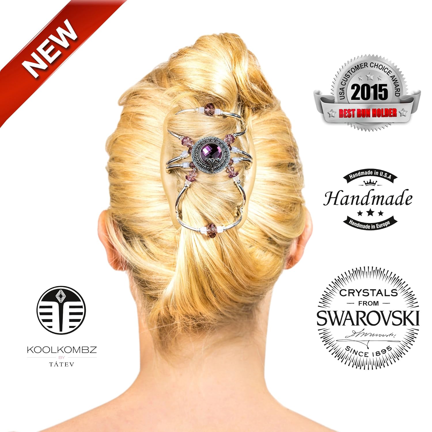 Hair Bun Clip For Women Girls With Thick Thin Long Medium Hair