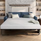 Wellynap 4 Inch Gel Memory Foam Sofa Mattress Queen Size 72 x 58 Inches | CertiPUR-US Certified, Removable Washable Cover, For Guest Rooms, Sofas, RVs &amp; Boats