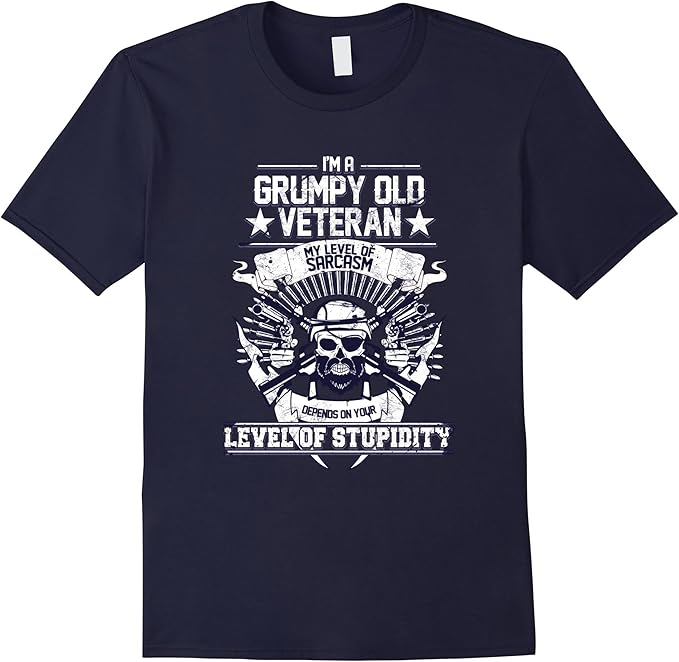 Amazon.com: Mens I&rsquo;m A Grumpy Old Veteran Funny US Army Veteran T-shirt