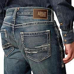ARIAT Men’s M5 Slim Stretch Adkins Boot Cut Jean