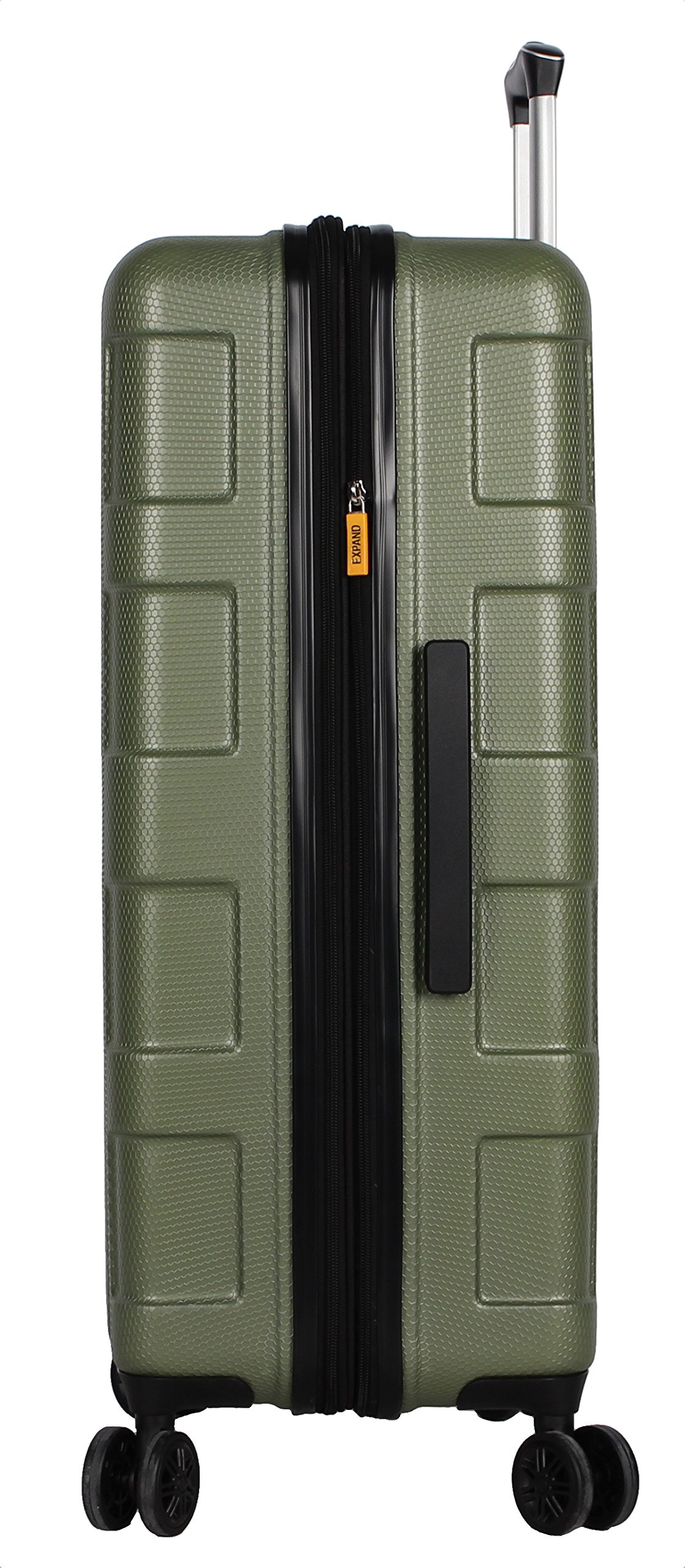 Lucas Luggage Hard Case 27" Expandable Suitcase With Spinner Wheels (27in, Stratus Olive) on