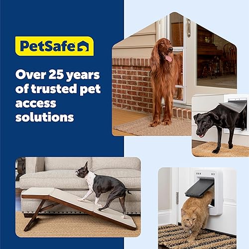 PetSafe Plastic Pet Door Easy Install for Wood, PVC Metal