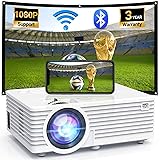Projector with WIFI and Bluetooth, Full HD 1080P