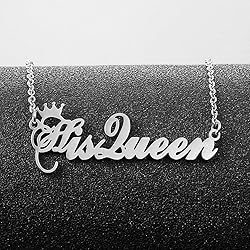 Custom Silver Name Necklace Personalized for