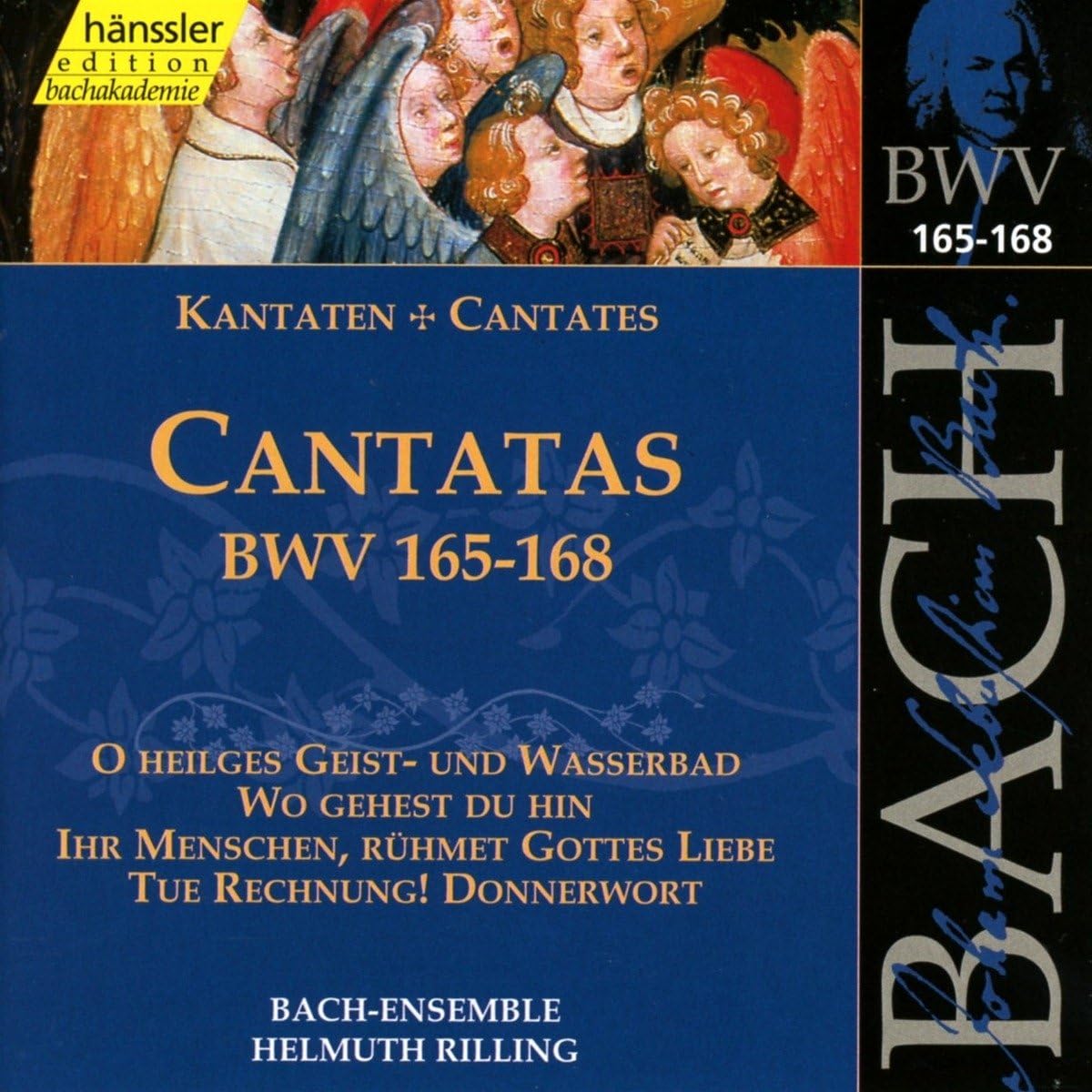 Bach: Cantatas, BWV 165-168 (Edition Bachakademie Vol 50) /Rilling