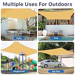 RoomHacks 12'x16' Sun Shade Sail, UV Protection