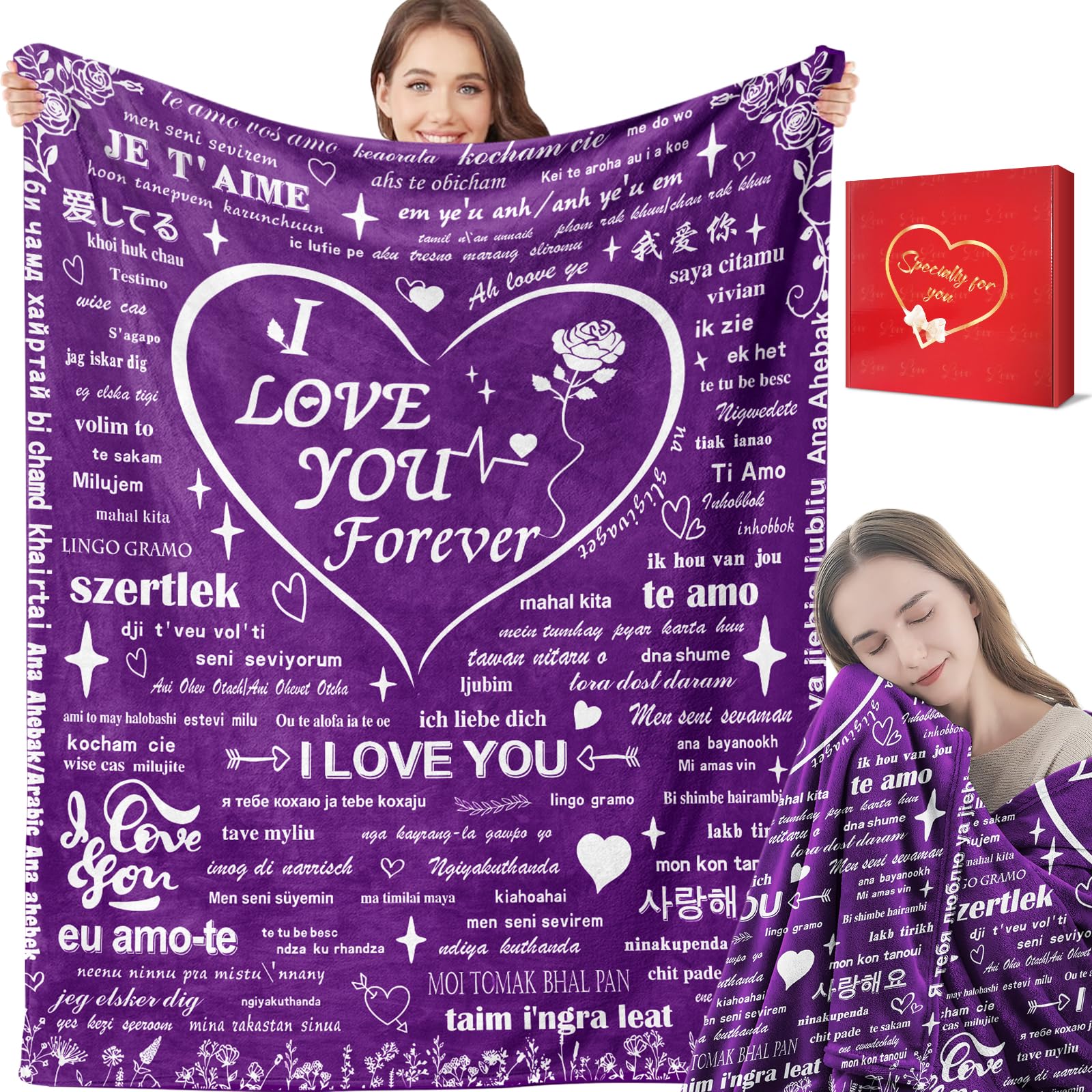 YDNGF Clearance I Love You For Her Him Valentines Day For Wife