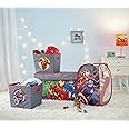 Marvel The Avengers 4 Piece Storage Solution Set with Pop Up Hamper, Collapsible Storage Trunk and 2 Nestable Storage Bins