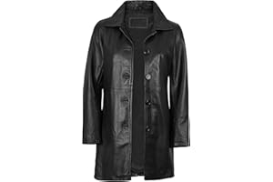 Decrum Womens Leather Coats - Real Lambskin Stylish Casual Carcoat Style Jackets For Women
