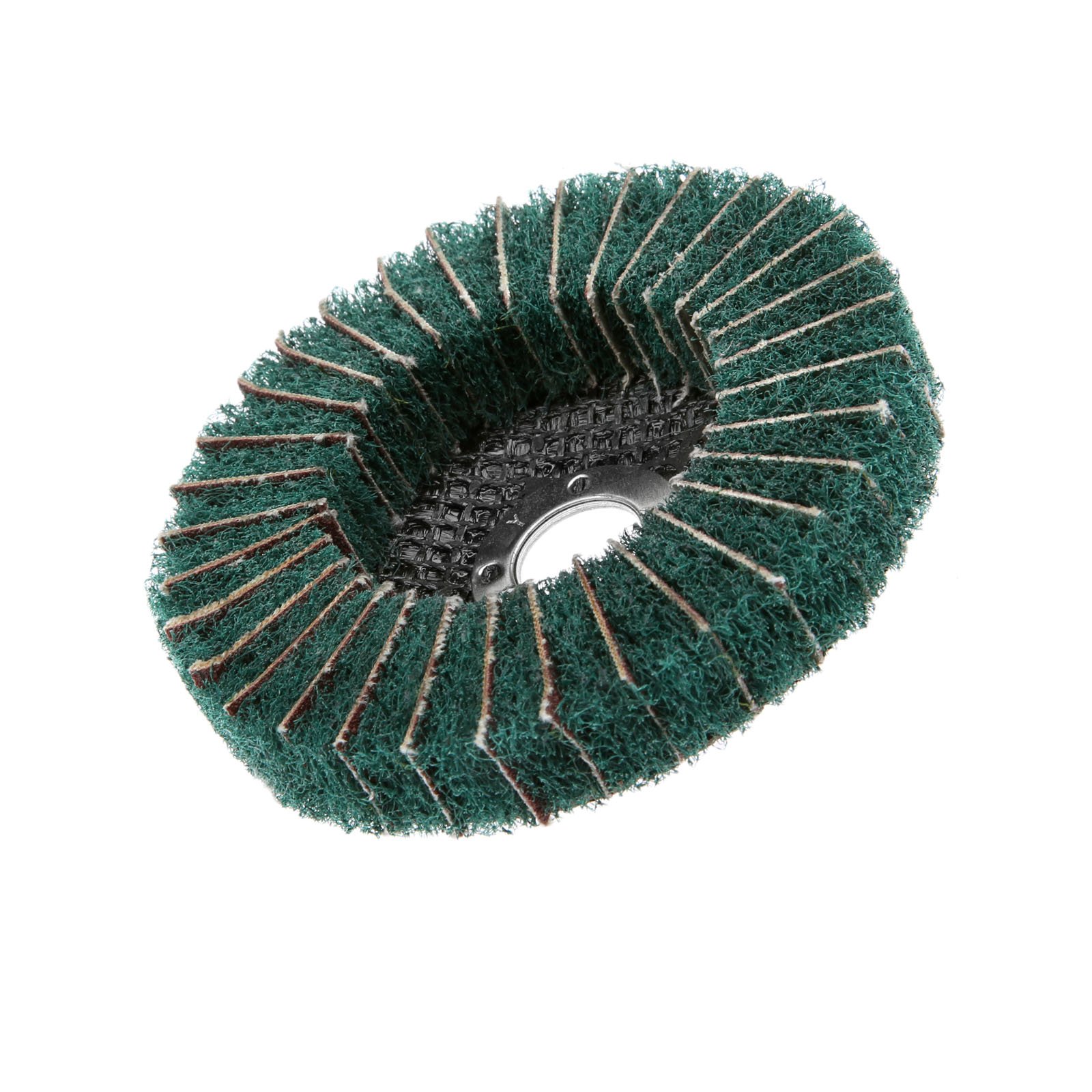 Grit Flap Wheel Disc, 1pc 180 Grit Aluminium Oxide Flap Discs 100mm x 16mm Abrasive Sanding Discs for Angle Grinders (Green)