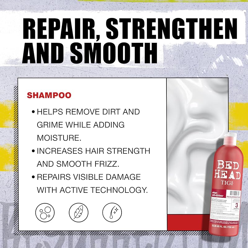 by TIGI Resurrection Shampoo & Conditioner Set, 2 x 750 ml