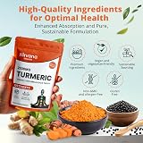 Nirvana Naturals Turmeric Tablets 2500mg with Ginger Black Pepper 120 view 2