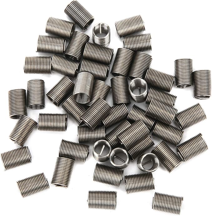 Thread Sleeve, 50Pcs Wire Thread Insert Thread Protection for Low