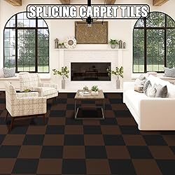 CUCOS Carpet Tiles Self Adhesive, Glue-Free