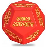 Santa Swap Gift Exchange Dice Christmas Stuffers White Elephant Dice Games | Christmas Gift Exchange Games for Family Party, Gifts Swap Dice Game for Teens Adults Stocking Stuffers Gag Chrismas