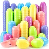 OCTERIC 180Pcs Easter Eggs, 2.3" Fillable Pastel Colors Plastic Easter Eggs Empty for Easter Hunt, Easter Basket Stuffers, Party Favor, Classroom Prize Supplies