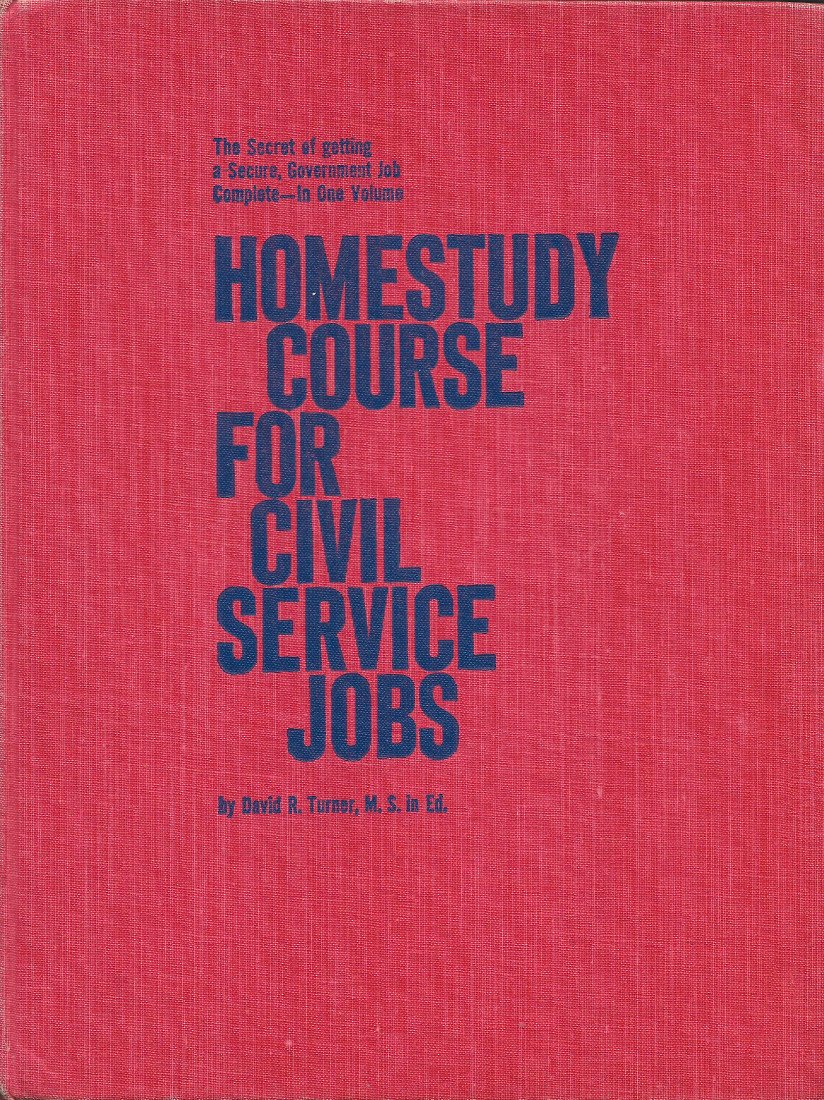 Homestudy Course For Civil Service Jobs Amazoncom Books - 