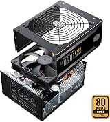 Cooler Master MWE Gold 1250 V2 ATX 3.1 Fully Modular PSU UK Plug view 5