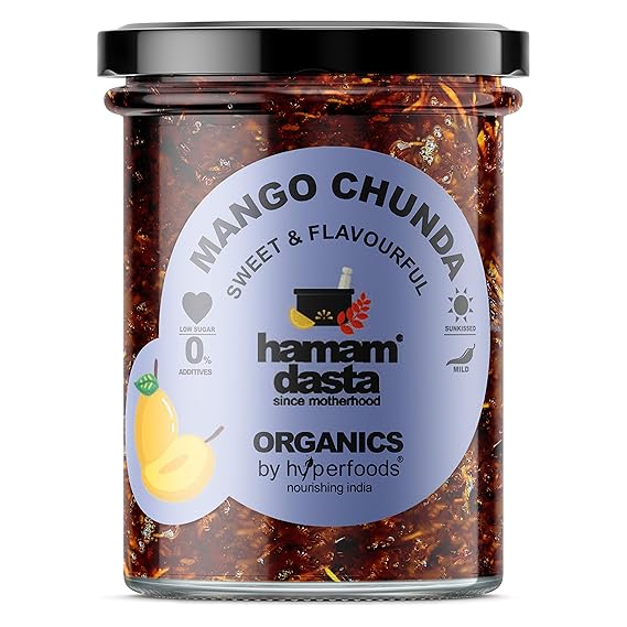 Hamamdasta Flavorful Mango Chunda 400gm Gujrati Aam Chundo Keri Ki Chutney