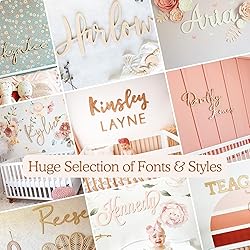 Custom Wood Name Sign for Nursery or Kids
