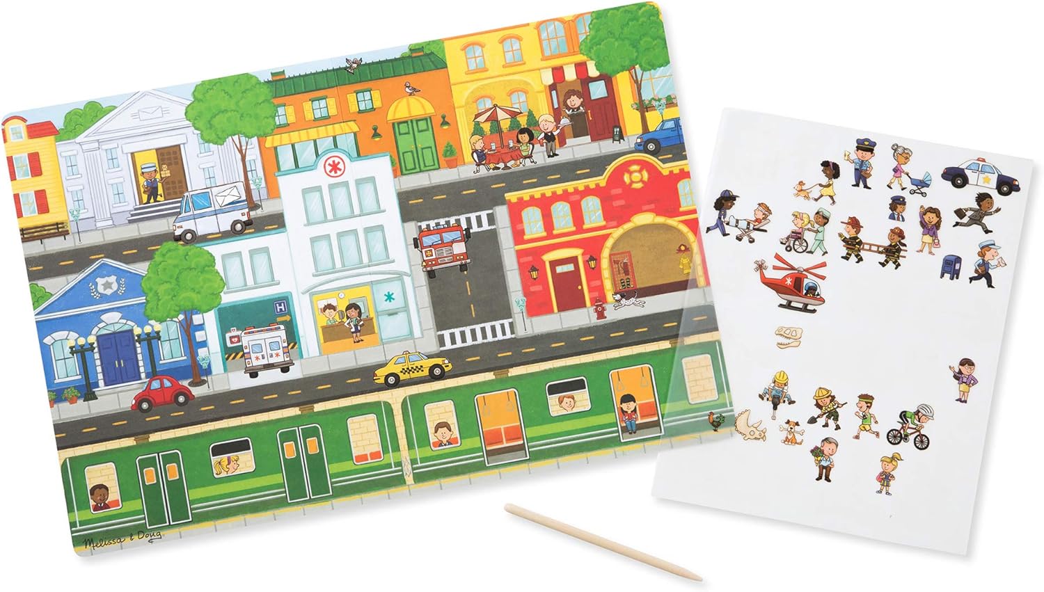 melissa and doug transfer sticker scenes