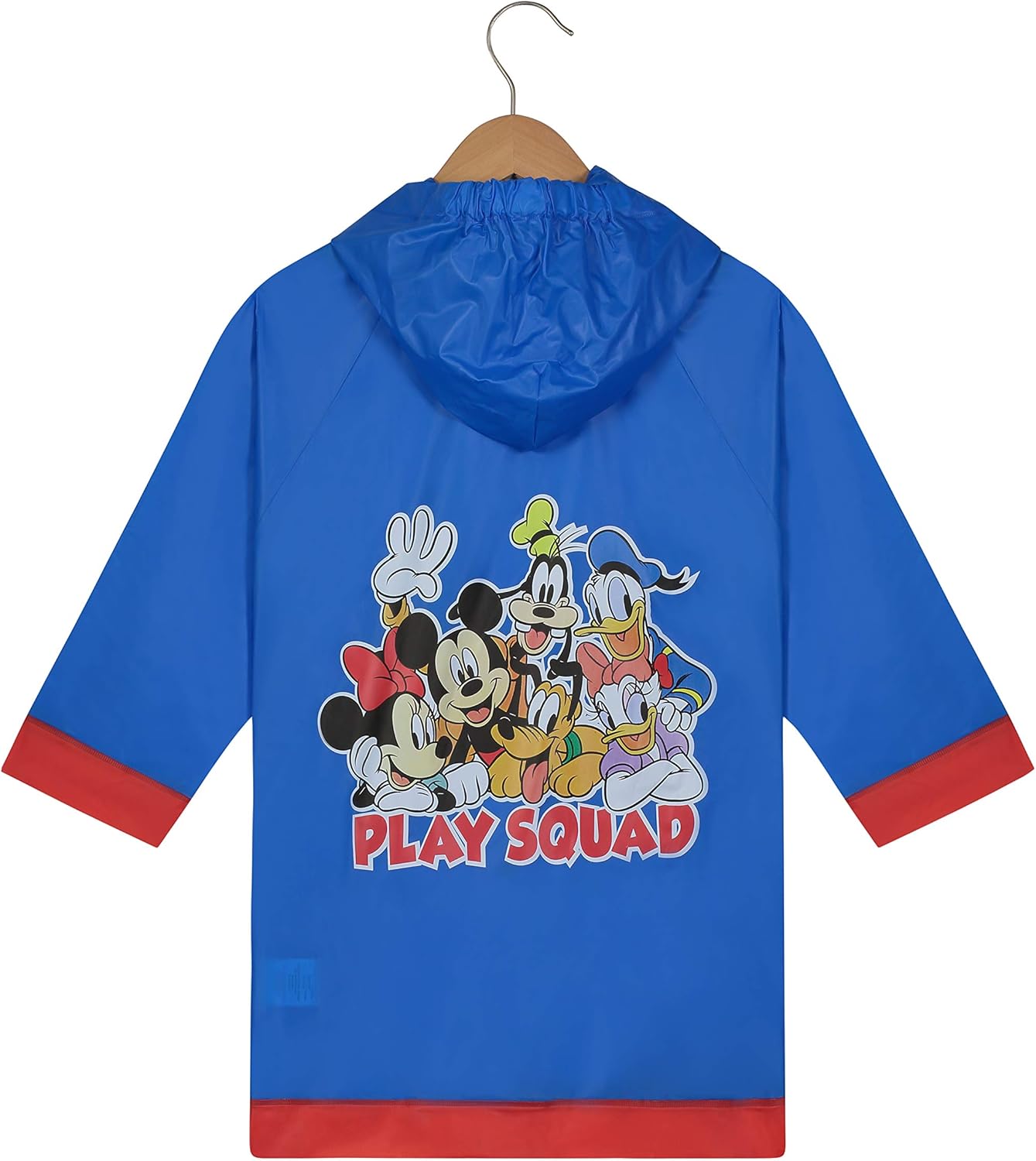 Disney Mickey Mouse Boys Waterproof Outwear Hooded Rain Slicker: Clothing