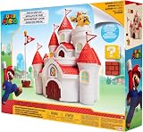Nintendo Super Mario Deluxe Mushroom Kingdom Castle Playset with Bowser Figure view 9