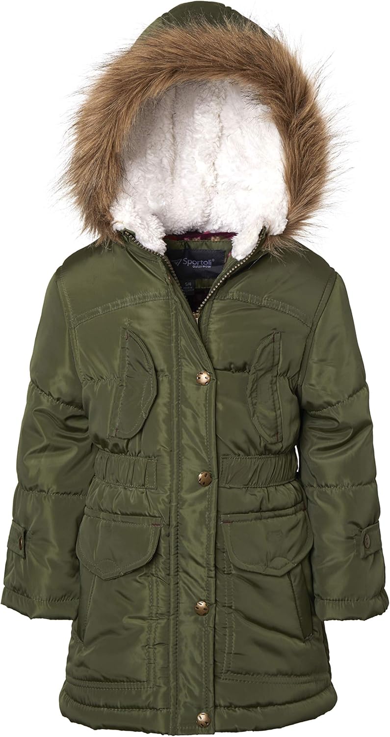 champion sherpa trim mens puffer jacket