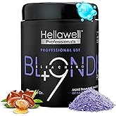 Hellawell Professionals BLONDISH PLEX + 9 | Hair Bleaching Powder | Plex Hair Bleach | Highlights | Hair Lightener | Plex | Lightens more than 9 Tones | 500gr | 17.6oz