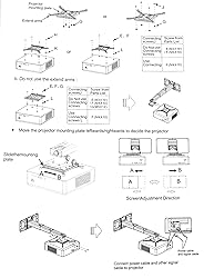 NC Projector Wall Mount with Universal LCD/DLP