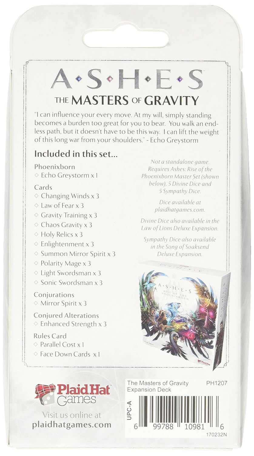 Ashes Rise Of The Phoenixborn The Masters Of Gravity Amazon Es