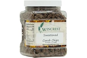 WINCREST BULK FOODS Carob Chips - Sugar Sweetened - 1 Lb
