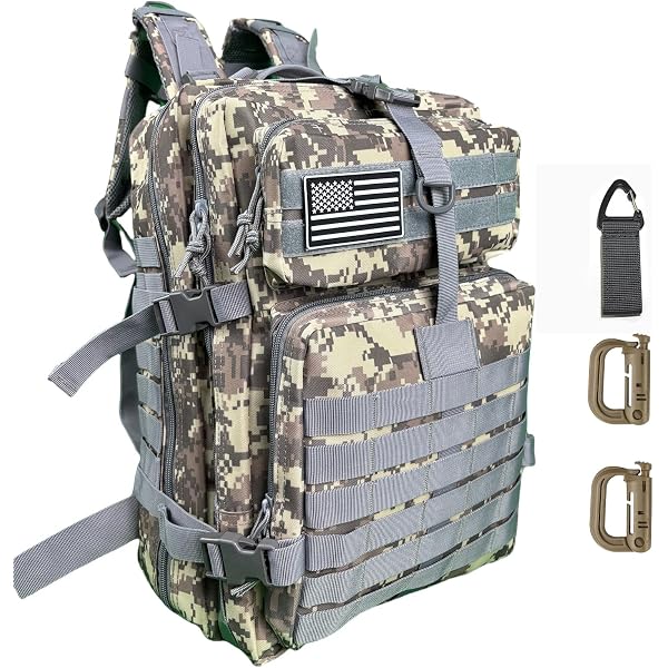 Tactical Assault Pack Militärrucksack – 27L, MOLLE, Mossy Oak, Wasserabweisend, Mit Trinkblasen-Kompatibilität